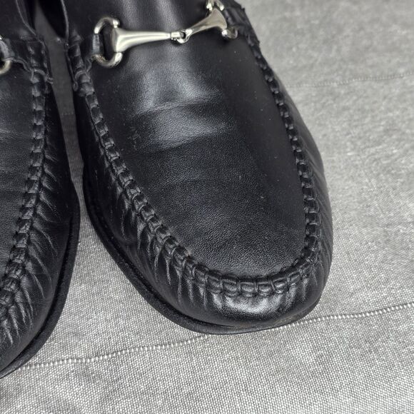 Magnanni Made In Spain Leather Driver Slip On Loafers Size 10 ($495 dollar MSRP) main image 9